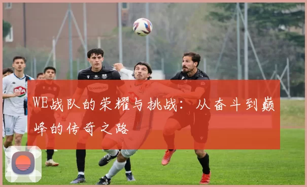 WE战队的荣耀与挑战：从奋斗到巅峰的传奇之路