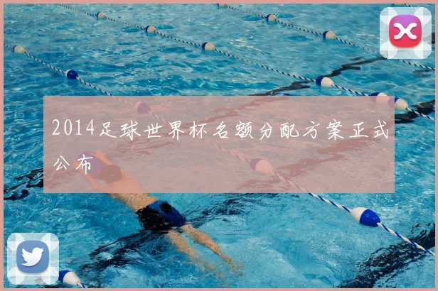 2014足球世界杯名额分配方案正式公布