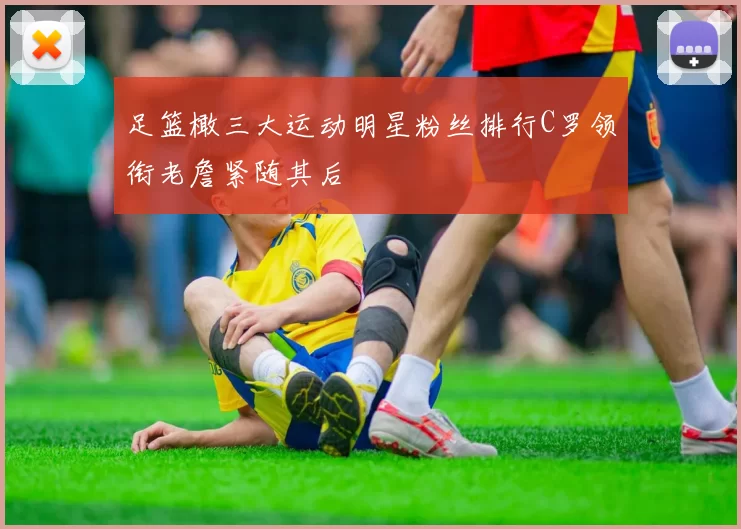 足篮橄三大运动明星粉丝排行C罗领衔老詹紧随其后